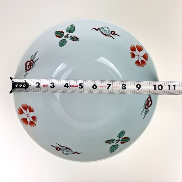 Vintage 10" Andrea by Sadek #6284 Porcelain Bowl Koi Fish & Underwater Flora - Picture 8 of 9